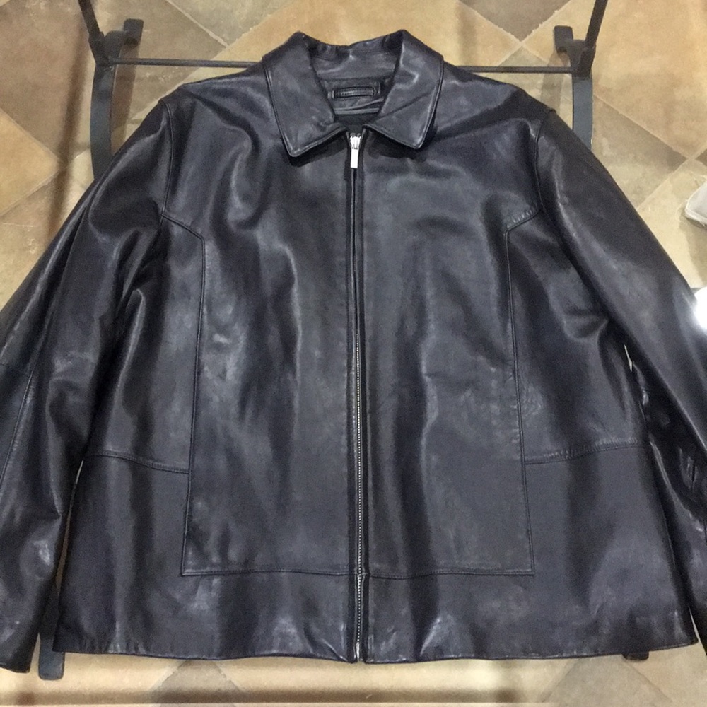 Wilson Leather Pelle Studio Leather Jacket Black L